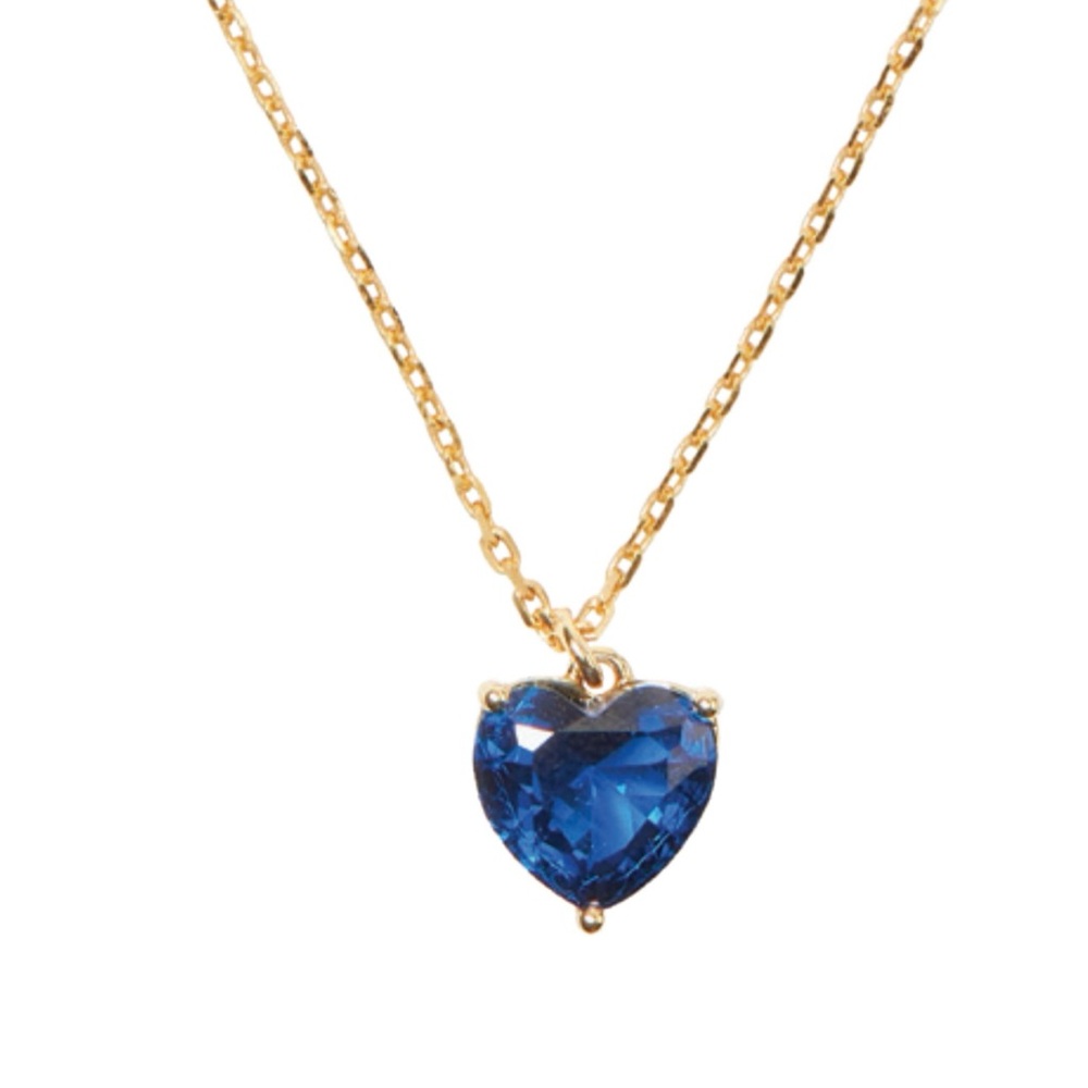 Kate Spade Gold Blue Gemstone Necklace